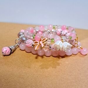 Beaded Charm Bracelet Set